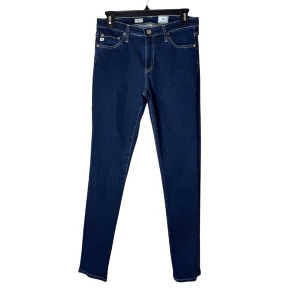 AG Adriano Goldschmied‎ Jeans Women 28 Blue Dark Wash B Type 02 Cigarette Leg - Picture 1 of 11